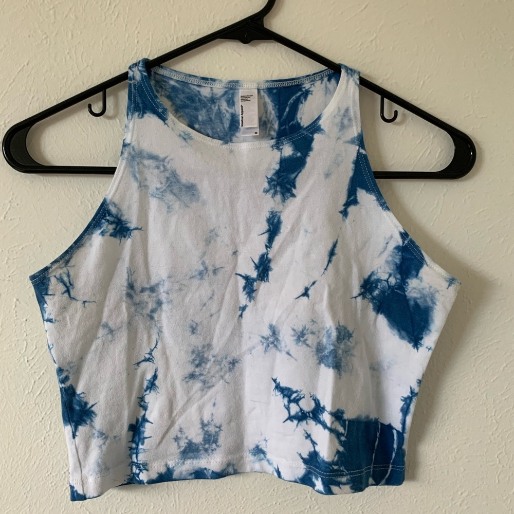 American Apparel Tie-Dye Crop Tank